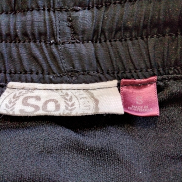 SO  Athletic Shorts With Zebra Printed Mesh Short    Size S - Picture 2 of 3